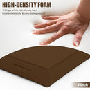 Patio Chair Cushions 19 X 19 X 4 Inch Waterproof Outdoor Seat Cushions for Patio Furniture, Outdoor Sofa Couch Pads with Ties & Handle, Set of 2, Chocolate by GreenHaven Gardens