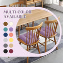 puredown® Chair Cushions for Dining Chairs, Tufted Memory Foam Chair Pads with Non-Slip Backing, Kitchen Seat Cushions with Ties, Washable Seat Pads Set of 4, 15.5" x 15.5" x 4", Purple by CozyNest Decor
