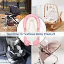 COOLBEBE Upgraded 2-in-1 Babybody Supports for Newborn Infant - Extra Soft Breathable Car Seat Insert Cushion Pad, Perfect for Carseat, Stroller, Swing, Bouncer, Pink by TinyTreasures Baby Boutique