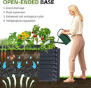 4x2x2ft (2 Pack) Raised Garden Bed - Galvanized Deep Root Planter Boxes Outdoor with Wing Nuts and Safety Edges for Gardening Vegetables, Flowers, Herbs, Succulents - Gray by GreenHaven Gardens
