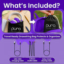 Puro Sound Labs JuniorJam Plus Volume-Limiting Wireless Bluetooth Headphones for Kids, Secure Audio with Adjustable On-Ear Design, 22-Hour Battery, Ideal for Tablets, Smartphones & PCs - Purple by TinyTreasures Baby Boutique
