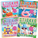 4Pcs Summer Paint by Sticker Books for Kids Ages 4-8 Hello Summer Sticker by Number Books Activity Book for Kids Age 3-5 Puzzle Book Craft Art Toddler Gift with Crab Flamingo Sand Castle 32 Pictures by TinyTreasures Baby Boutique