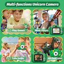Upgrade Dinosaur Kids Camera, Christmas Birthday Gifts for Girls Boys 3-12, 1080P HD Selfie Digital Video Camera for Toddlers, Cute Portable Little Girls Boys Gifts Toys for 3 4 5 6 7 8 9 Years Old by TinyTreasures Baby Boutique