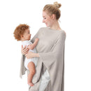 Nursing Cover for Breastfeeding – Privacy Breast Feeding Covers for Women – Soft Lyocell Fabric, Lightweight & Breathable – Multi-Use Scarf, Shawl, Baby Blanket – One Size – with Laundry Bag by TinyTreasures Baby Boutique