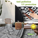 Outdoor Rug 6x9 ft Waterproof, Reversible Outdoor Plastic Straw Rug for Patios Clearance, Outdoor Area Rug Carpet RV Mat for Camping Backyard Deck Porch by GreenHaven Gardens
