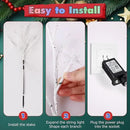Enhon 5 Pack Snowflake Christmas Pathway Lights, 180 LED Garden Stake Lights with 8 Light Modes and Timer Function, Waterproof Xmas Decoration Tree Light for Outdoor Yard Lawn Patio Decor (Cool White) by GreenHaven Gardens