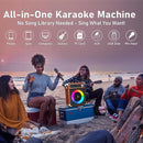 Karaoke Machine with 2 Wireless Microphones,【Upgraded 6.5"Woofer & 2"Tweeter】Portable Bluetooth 5.3 Karaoke Speaker, PA System with Bass/Treble/Echo Adjustment, Supports USB/AUX/TF/TWS for Home Party by TinyTreasures Baby Boutique