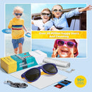 RIVBOS Kids Sunglasses Polarized UV Protection Flexible Rubber Glasses Shades with Strap for Boys Girls RBK004 by TinyTreasures Baby Boutique
