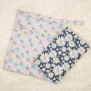 ALVABABY 2pcs Cloth Diaper Wet Dry Bags Waterproof Reusable with Two Zippered Pockets Travel Beach Pool Daycare Soiled Baby Items Yoga Gym Bag for Swimsuits or Wet Clothes L0821 by TinyTreasures Baby Boutique