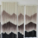 IOWER Large Macrame Wall Hanging Mountain Handmade Brown Dip-Dyed Boho Wall Decor 5Pcs Art Wall Decor for Bedroom Living Room Fiber Art Tapestry by CozyNest Decor