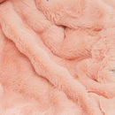 RYNGHIPY Faux Fur Blanket for Couch Fluffy Warm Throw Blanket for Sofa Bed Soft Plush Thick Bubble Blanket (Blush, 63''x79'') by CozyNest Decor