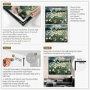 SIGNWIN 46"x60" Extra Large Framed Wall Art White Wildflower Field in Impressionist Style, Soft Floral Landscape for Home Living Room Bedroom Decor (Frame Assembly Required) by CozyNest Decor