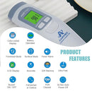 Amplim Medical Grade Forehead Thermometer for Adults, Kids, Baby, Non-Contact Digital Infrared Thermometer, Instant Read, Accurate & Fast Fever Detection, for Home, Clinic, Office Use by TinyTreasures Baby Boutique