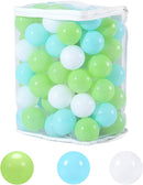 GOGOSO Ball Pit Balls for Toddlers, Green Balls for Ball Pool Birhtday Party Girls Kids with Storage Bag, 2.17inches by TinyTreasures Baby Boutique