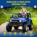 L8 2 Seater Ride On Car, 12V Kids Electric Car w/Remote Control, 4-Wheel Suspension, Bluetooth Speaker, Multi Music Modes, 3 Speeds, LED Lights, Xmas & Birthday Gift Ideas for Kids Ages 3+ by TinyTreasures Baby Boutique