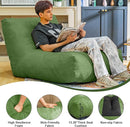 Bean Bag Chair Lazy Bean Bag Sofa, Floor Beanbag Chairs with Stuffed High-Density Foam, Memory Foam Bean Bag Sofa for Living Room, Bedroom and Office by TinyTreasures Baby Boutique