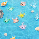 60 Pcs Miniature Sting Ray Figurines Mini Manta Ray Figure Realistic Resin Sting Ray Cake Topper Mini Sting Ray Sea Animal Figurine for Fairy Garden Micro Landscape Decor Cake Topper by GreenHaven Gardens
