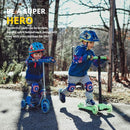 Soft-Style Kids Knee and Elbow Pads with Bike Gloves, Flexible Impact-Resistant Gear for Ages 2-11, Designed for Balance Bikes, Roller-Skating, and Skateboarding by TinyTreasures Baby Boutique