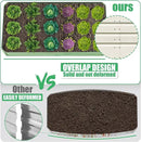 SnugNiture Galvanized Raised Garden Bed 8x4x2FT Outdoor Large Metal Planter Box Steel Kit for Planting Vegetables, Flowers, Beige White by GreenHaven Gardens