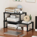 Metal Stackable Expandable Storage Shelf - Multi-Functional Home Storage Shelf, Suitable for Kitchen, Cabinet，Bathroom, Office, Garage, etc.（3PACKS/Black/Large by CozyNest Decor