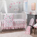 Bedtime Originals Blossom Pink Watercolor Floral 3-Piece Baby Crib Bedding Set by TinyTreasures Baby Boutique