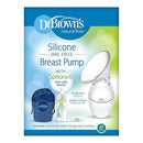 Dr. Brown's 100% Silicone One-Piece Breast Pump,Hands-Free Breast Milk Collector with Anti-Colic Options+ Baby Bottle (4 oz/120 mL),Level 1 Nipple,Travel Lid and Travel Bag by TinyTreasures Baby Boutique