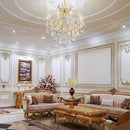 Modern Crystal Chandeliers, Gold Candle Chandelier -Luxury Chandelier Lighting Fixtures for Dining Room, Foyer, Staircase Hallway Living Room Entryway, 10 Lights by CozyNest Decor