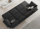 Belffin Modular Sectional Sleeper Sofa Bed Convertible Sectional Couches for Living Room. Black Couch by CozyNest Decor