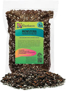 Premium Monstera Potting Soil - Quick Drain Potting Soil for Growing and Repotting Monstera Deliciosa/Swiss Cheese Plant - 2 Quart Bag by GreenHaven Gardens