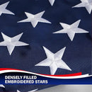 Homissor American Flag 4X6 USA US Flags 4’ x 6’ Heavy Duty Outdoor Made of Durable Nylon Flag with Embroidered Stars, Sewn Stripes and Brass Grommets by GreenHaven Gardens