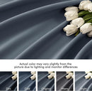 MIULEE Stone Blue Back Tab Blackout Curtains 120 Inch Long 2 Panels Set for Bedroom, Rod Pocket/Pinch Pleated Extra Long Thermal Insulated Living Room Darkening Light Blocking 10FT Drapes by TinyTreasures Baby Boutique