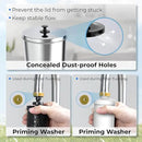Waterdrop Gravity-fed Water Filter System, NSF/ANSI 42&372 Standard, Reduces Fluoride and up to 99% of Chlorine, with 4 Filters and Metal Spigot, King Tank Series, WD-TK-A-FS, 2.25G by CozyNest Decor