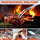 Grilljoy BBQ Accessories Grill Tools Set - 22PCS Stainless Steel Barbecue Grill Accessories for Outdoor Grill with Black Aluminum Case - Grilling Gifts for Men Dad -Grill Tools Kit by GreenHaven Gardens