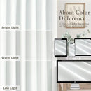White Complete Blackout 90 Inch Curtains Boho Rustic Closet Kids Curtains 2 Panel Set Linen Cotton Large Window Energy Saving Weather Thermal Curtain Farmhouse Kitchen Boho Drapes 90 Long Floor Length by CozyNest Decor