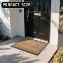 Yimobra Welcome Mat Outdoor Indoor, Waterproof Heavy Duty Front Door Mat Outside Entrance, Extra Sturdy Non-Slip Doormat, Low Profile, Dirt Trapping, 36x24 Inches, Yellow by CozyNest Decor