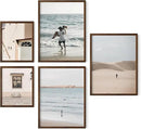 HAUS AND HUES Two 8x10, Three 12x16 - Framed Walnut by CozyNest Decor
