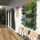 Self Watering Wall Mounted Vertical Planter, 36 Pots Wall Planter Indoor Vertical Living Green Plant Wall Easy Installation (Green with Timing System) by CozyNest Decor