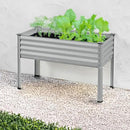 Best Choice Products 48x24x30in Galvanized Raised Garden Bed, Metal Elevated Planter Box, Vegetable Garden for Backyard, Patio, Balcony - Moonlight Gray by GreenHaven Gardens