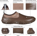 HISEA Unisex Waterproof Garden Shoes, Men's Rubber Rain Boots Women's Ankle Rain Shoes Neoprene Camp Booties Outdoor Slip-On Footwear for Gardening, Farming, Camping, Car Wash, Lawn Care and Yard Work by GreenHaven Gardens