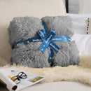 Bedsure GentleSoft Fluffy Grey King Size Blanket for Bed, Thick Soft Sherpa Faux Fur Fleece Bedding Fuzzy Plush Winter Warm Heavy Big Large King Blanket, Cozy Grey Gifts for Men Women, 108x90 by CozyNest Decor