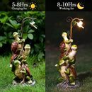 Turtle Figurine Garden Decor, Solar Turtle Outdoor Statue, Funny Turtle Gift Sculpture Decoration for Home Patio Yard Lawn Porch Ornament by GreenHaven Gardens