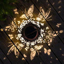 Solar Lanterns Outdoor Waterproof Butterfly Garden Decor Birthday Gifts for Women Mom Grandma, Hanging Solar Lights Metal Lantern Decoration Outside for Yard, Patio, Backyard, Porch by GreenHaven Gardens