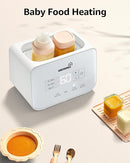 Baby Bottle Warmer, Grownsy 8-in-1 Fast Milk Warmer with Timer Breastmilk or Formula, Fits 2 Bottles, Accurate Temperature Control, with Defrost, Sterili-zing, Keep, Heat Baby Food Jars Function by TinyTreasures Baby Boutique