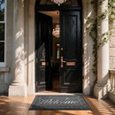 Yimobra Welcome Mat, Heavy Duty Sturdy Door Mats for Home Entrance Outdoor Indoor, Front Doormat for Outside Patio Floor Entry Porch Garage Office, Waterproof, Low Profile, 47X32 Inches, Black Grey by CozyNest Decor