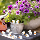 138 Pcs Mini Resin Cows Bulk Animals for Hiding Small Plastic Cows Statues Little Perfect for Forest Figures and More Adorable Landscape Fairy Outdoor Moss Garden DIY Ornament by GreenHaven Gardens