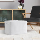 TheWarmHome Organization and Storage Basket for Shelves - Extra Jumbo 3 Pack 20.5x15.8x13.8 inch Cube Storage Bins for Toy Closet Box Home Organizer Gift (White) by TinyTreasures Baby Boutique