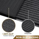 Yimobra Front Door Mat Outdoor Indoor Entrance, 100% Waterproof All-Season All Weather Doormat, Welcome Matt Outside Entry, Non Slip, Low Profile, Heavy Duty Patio Porch Floor Mats,47 x 32,Grey by CozyNest Decor