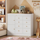 Changing Table Dresser with Drawers,Modern Baby Dresser with Changing Table Top for Nursery,Diaper Changing Station Organizer for Infants Newborn,White by TinyTreasures Baby Boutique
