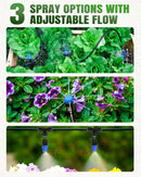 Breeze Touch 230ft Quick-Connect Drip Irrigation System, Automatic Garden Watering System with 1/2" & 1/4" Fast-Lock Tubing - Adjustable Nozzles & Sprinklers for Garden,Greenhouse, Lawn,Potted Plants by GreenHaven Gardens