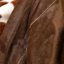 RYNGHIPY Cow Print Blanket for Sofa Couch Double Sided Flannel Animal Design Brown Throw Blanket (Brown, 63''x79'') by CozyNest Decor